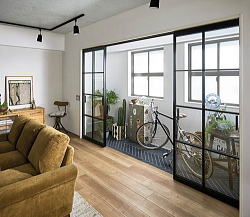 広いお部屋におすすめ。空間をゆる~く仕切ることが出来ます。